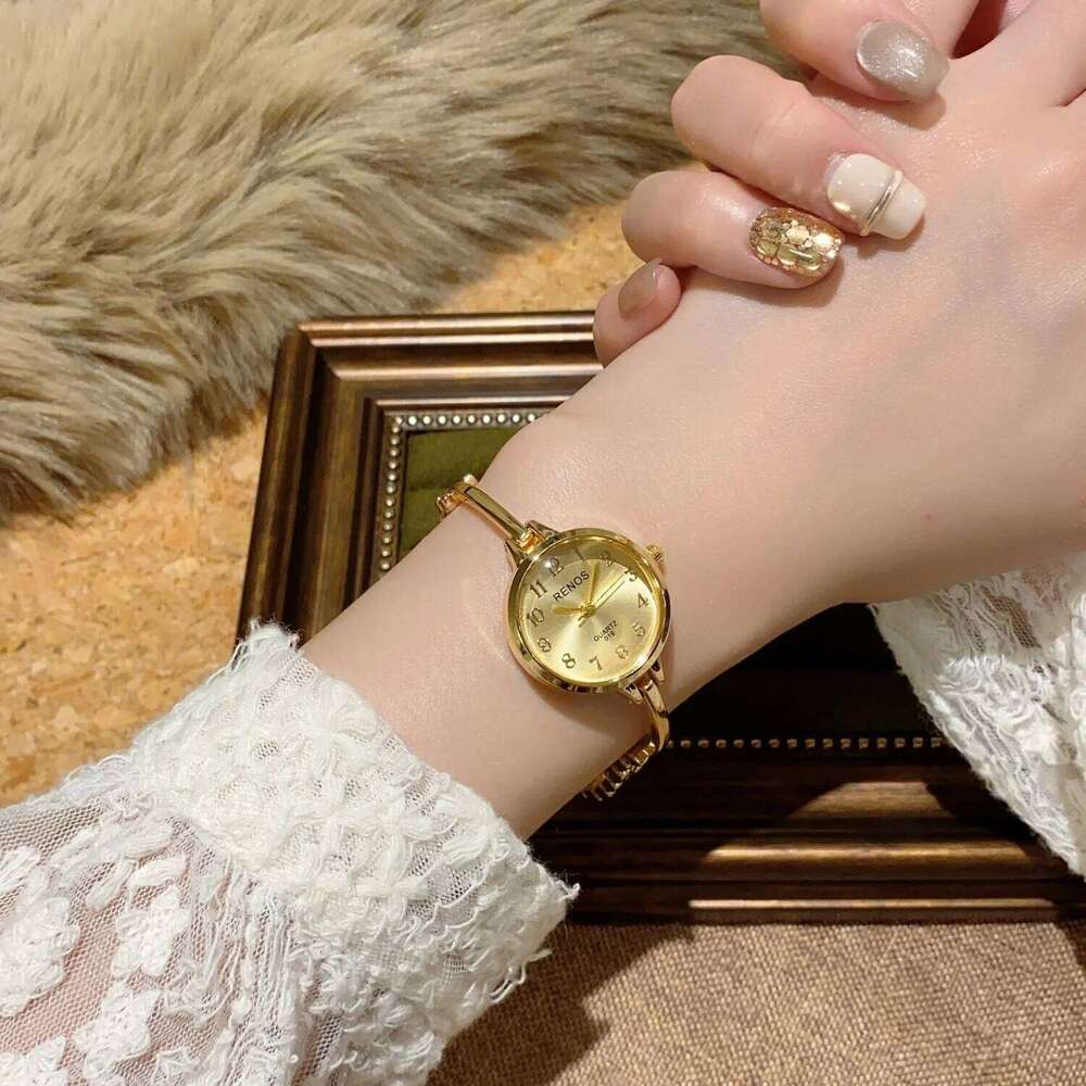 Golden For Women Small Dial Ladies Wrist Elegant Quartz Female Clock es Fashion Gift reloj mujer H260228