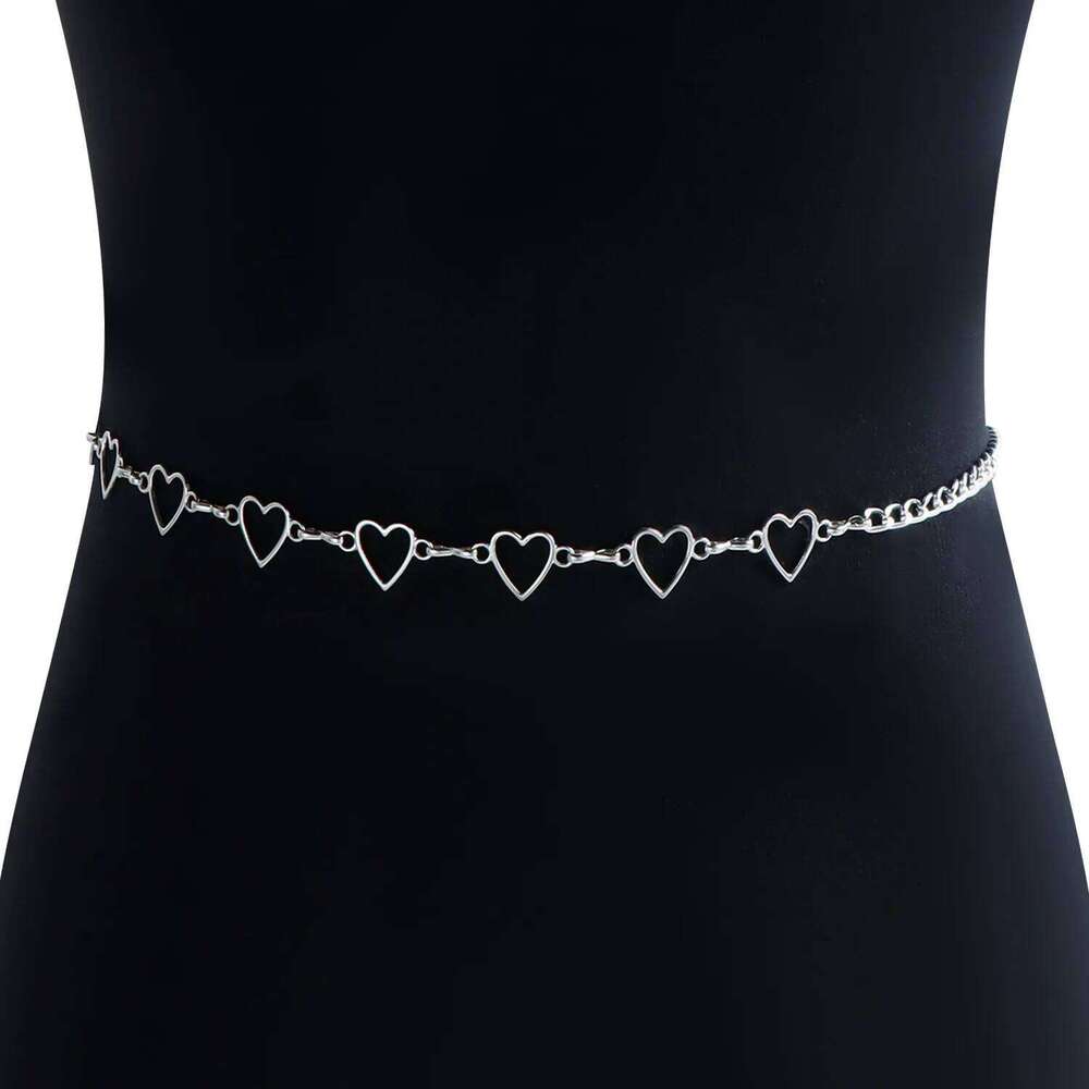 Simple Versatile Metal Hollow Waist Personalized Retro Hot Girl Body Accessories Top Chain Cl H260228