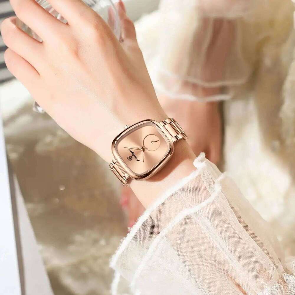 POEDAGAR Elegant For Woman Waterproof Stainless Steel Women's Quartz es Simple High Quality Ladies Wrist H260228