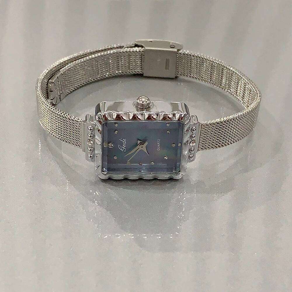 NEW GEDI Light Fashion with Mesh Strap,Square Dial,Water-Resistant Quartz Women's es,Women's Gift H260228