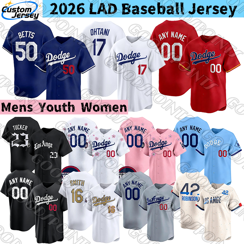 LA Los Angelescity Dodgers Jersey Shohei Ohtani Kyle Tucker Yoshinobu Yamamoto Mookie Betts Diaz Snell Freeman dodger jersey Max Muncy Roki Sasaki Baseball Jerseys