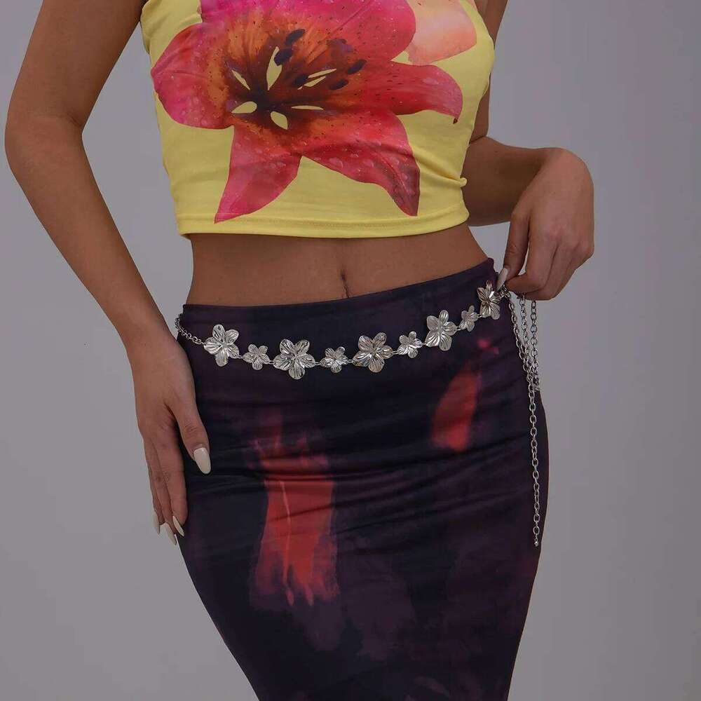 Fashion Irregular Coil Body Ethnic Metal Oval Engraved Waist Jewelry Bohemian Belly Chain Accessories H260228