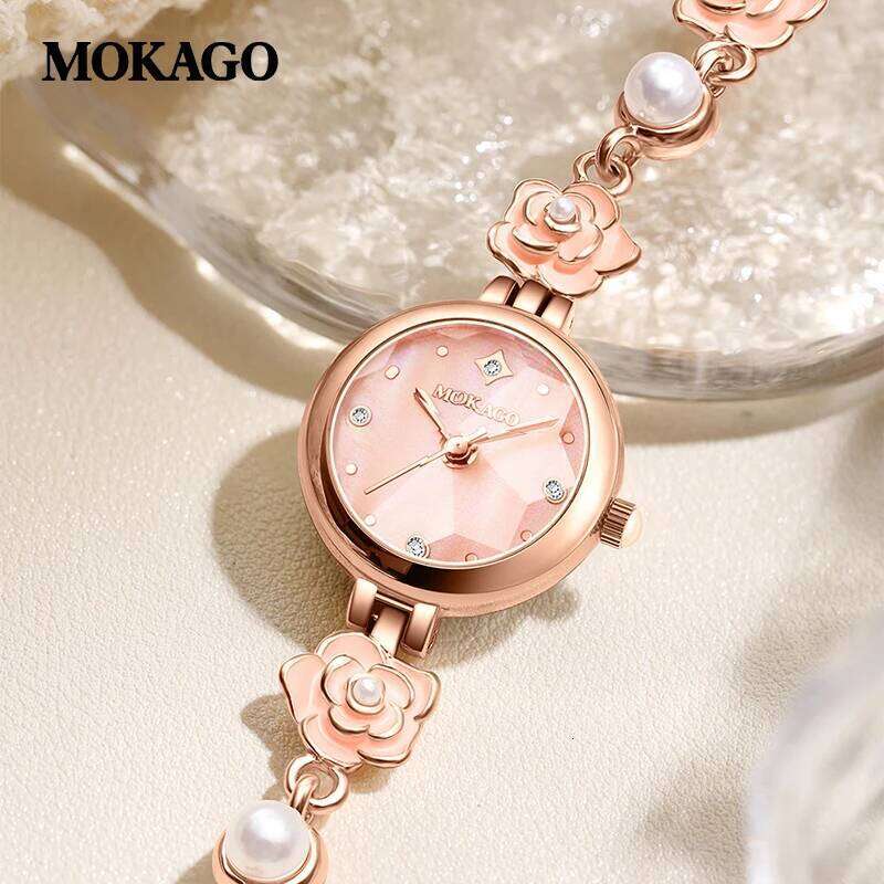 MOKAGO 8142 Quartz es for Woman Fashion Small Dial Elegant Casual Business Ladies Wrist relogio feminino H260228