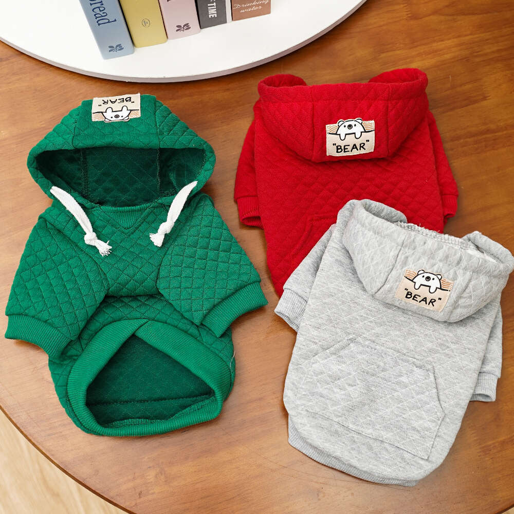 Famous brand Cross Border Pet Small Medium Large Golden Retriever Autumn Winter Hooded Two Legged Dog Sweatshirt Cat Clothes Supplies Sports pupakaIK