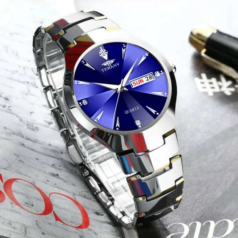 Ladies , niche simple double calendar high-value quartz H260228