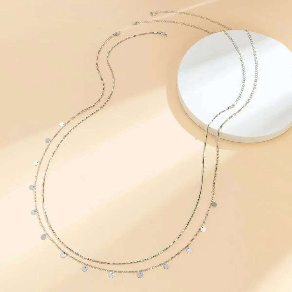 Womens Belly Chain Sequins Silver Gold Metal Beach Body Jewelry Summer Seaside Gift Accessory H260228