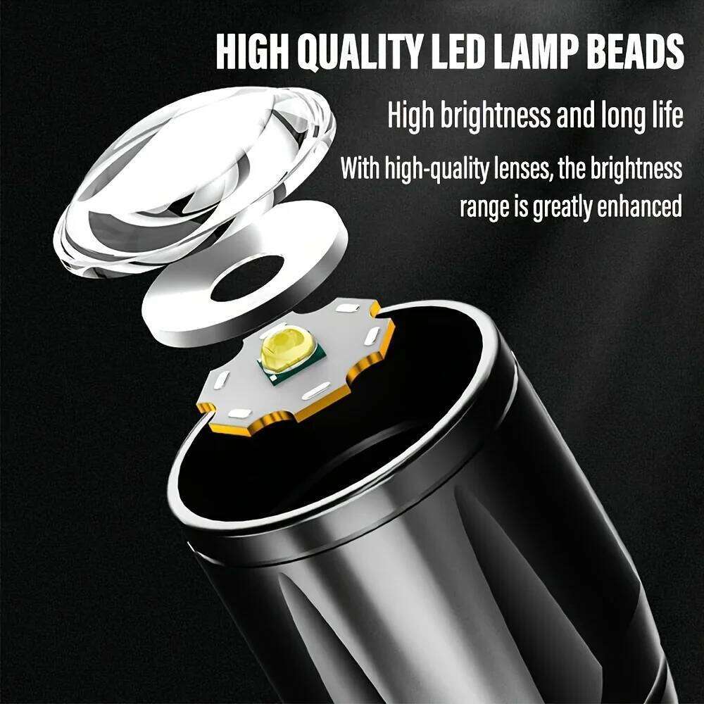 BALDR Mini Rechargeable LED COB+XPE Portable Torch Zoomable Light Tactical Flashlight outdoor Camping Fishing Lantern Z260301