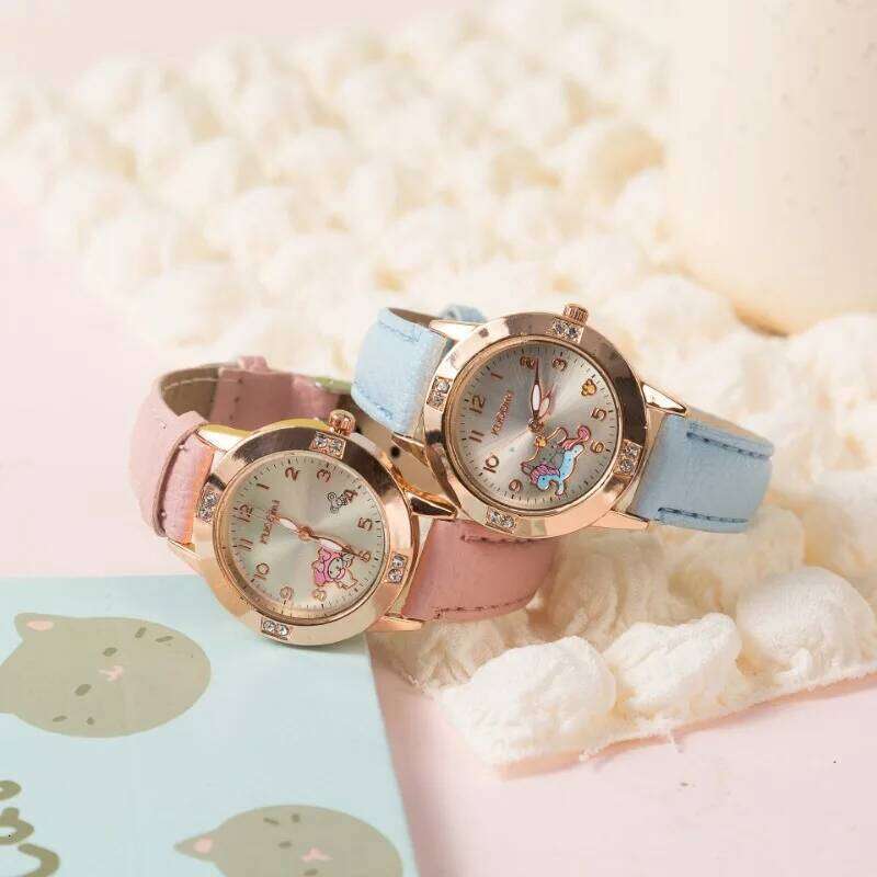 Rose Gold Diamond Belt , Ladies Quartz H260228