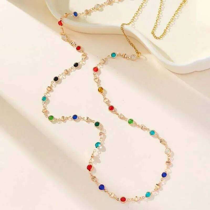 2025 Fashion Colorful Zircon Waist for Women Bohemian Gold Color Shiny Rhinestone Long Tassel Belly Chain Body Jewelry H260228