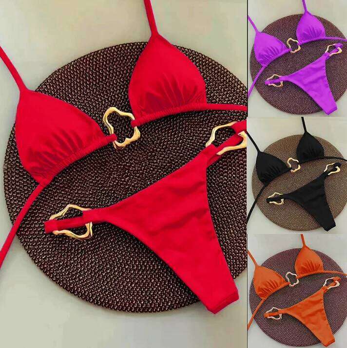 2025 New Bikini Set Bikinis Sexy Women Swimsuits Female Swimwear Bathing Suit Brazilian Swimming Suits Beachwear Biquini Summer Z260301