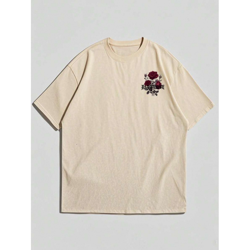 Luxury Brand Designer Clothes Exclusively For Cross-Border Sales, Pure Cotton K-Glory Casual Versatile Simple Short Sleeve