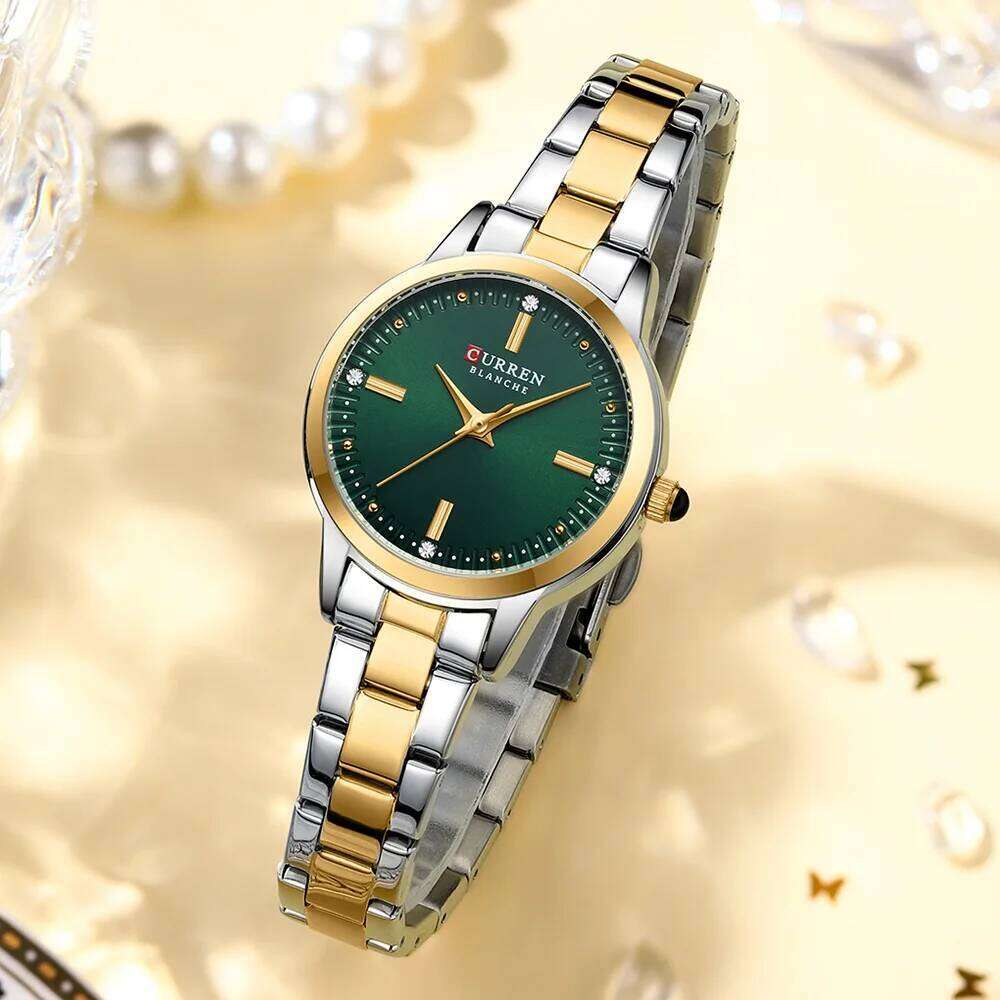 CURREN Original Quartz for Women Fashion Elegant Ladies es Stainless Steel Waterproof Women's Wrist H260228