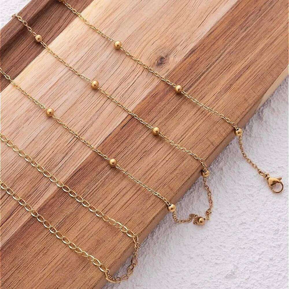 Mariasz Minimalist Thin Bulk Waist Body Chain Fine Beaded Ball Belly Chains Stackable Boho Bikini Beach Party Jewelry For Women H260228