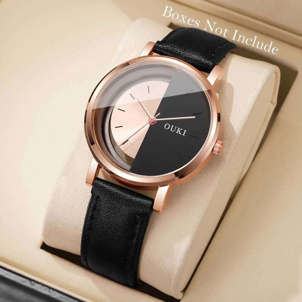 Fashion Unique Designed Women es Casual Leather Strap Ladies Quartz Wrist Relogio Feminino Without Box H260228