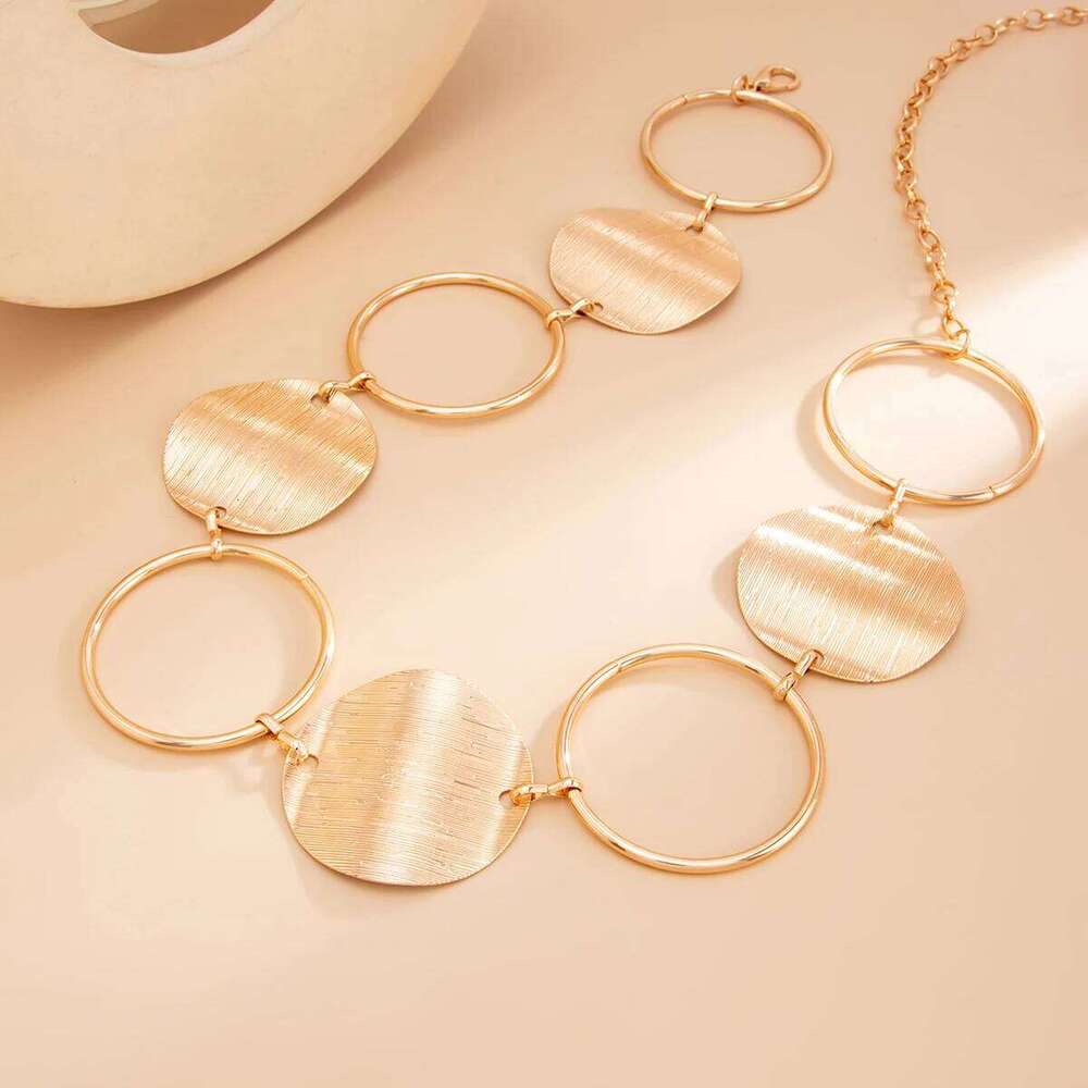 PuRui Bohemian Style Metal Round Spliced Belly Waist Chain Womens Trendy Adjustable Belt Accessories Jewelry for Jeans Dress H260228