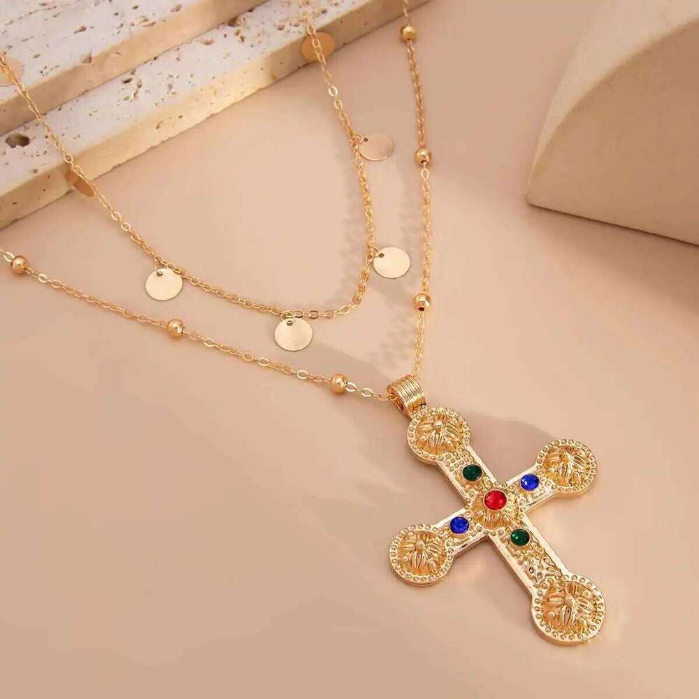 Ingemark 2Pcs/Set Simple Cross Jesus Bowknot Pendant Waist Chain Women Summer Beach Bikini Belly Belt Rave Festival Body Jewelry H260228