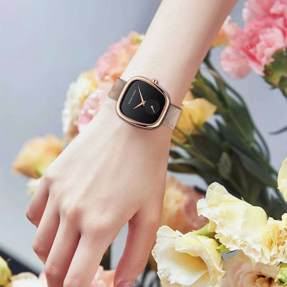 Women Luxury Simple Multifunction Movement Barrel Design Waterproof Quartz Woman Gift Dropshipping Relogios Feminino H260228
