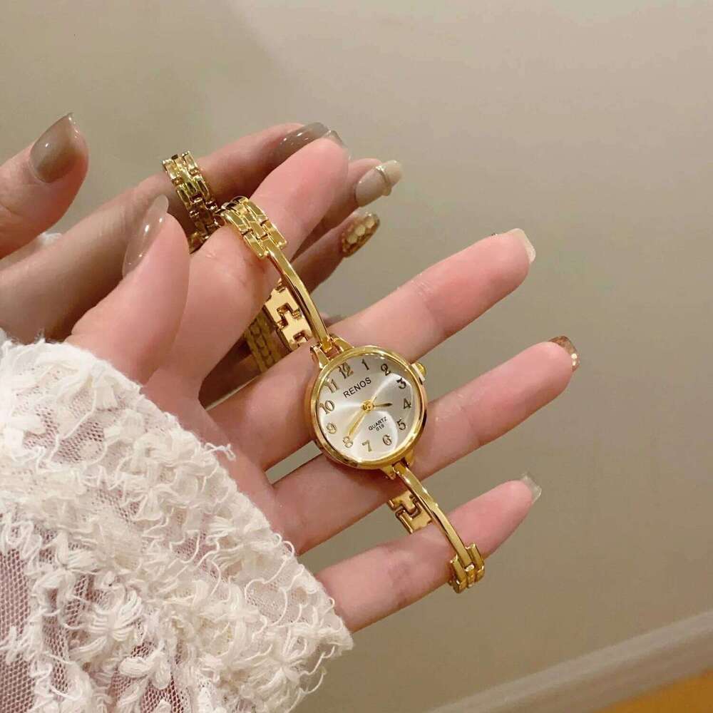Golden For Women Small Dial Ladies Wrist Elegant Quartz Female Clock es Fashion Gift reloj mujer H260228