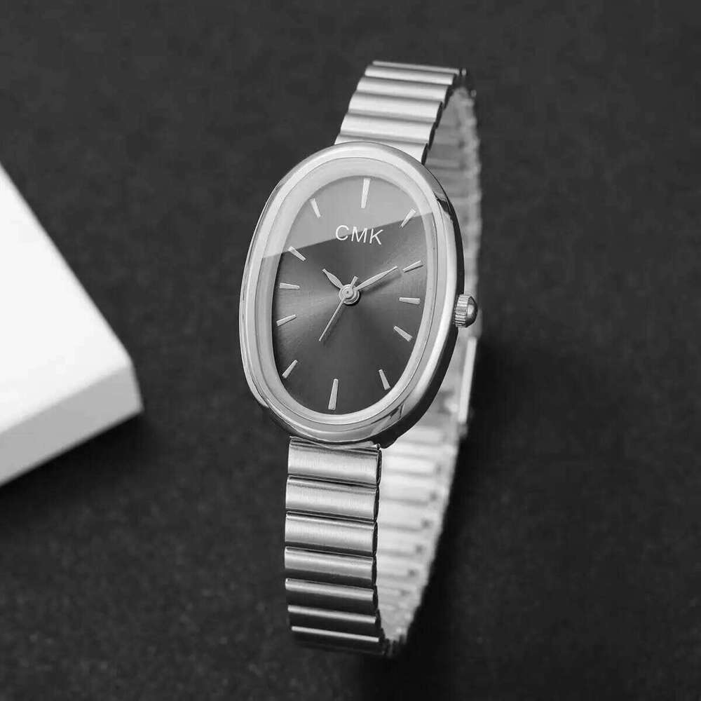 Fashion Ultra-thin Strap Women es Oval Dial Analog Quartz Wrist Girls Clock Reloj MujerWithout Box H260228