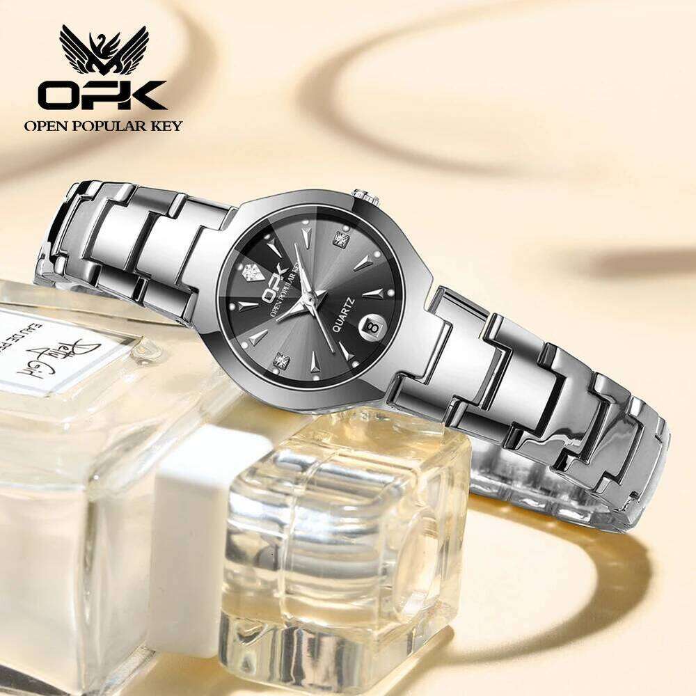 OPK 8105 Women's Single Calendar Quartz with Waterproof Steel Strip H260228