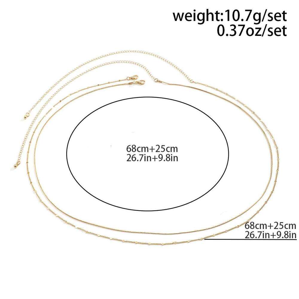 2Pcs/Set Simple Boho Smooth Snake Chain Waist Belt Sexy Lingerie Women Rhinestone Belly Body Jewelry Bikini Summer Accessories H260228