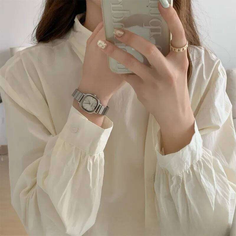 Women's Simple temperament casual style folding clasp quartz H260228