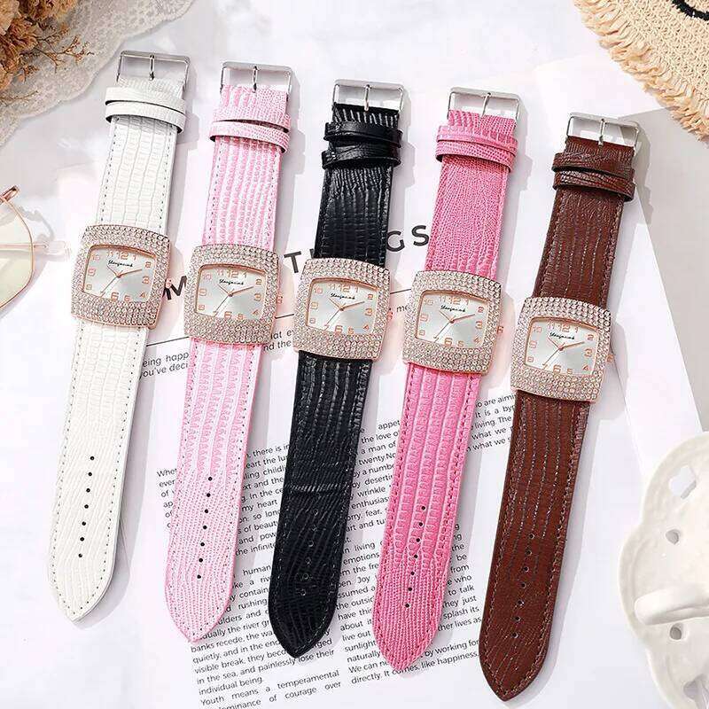 Ladies' Temperament Personality Wide Strap Quartz Fashion Wrist H260228
