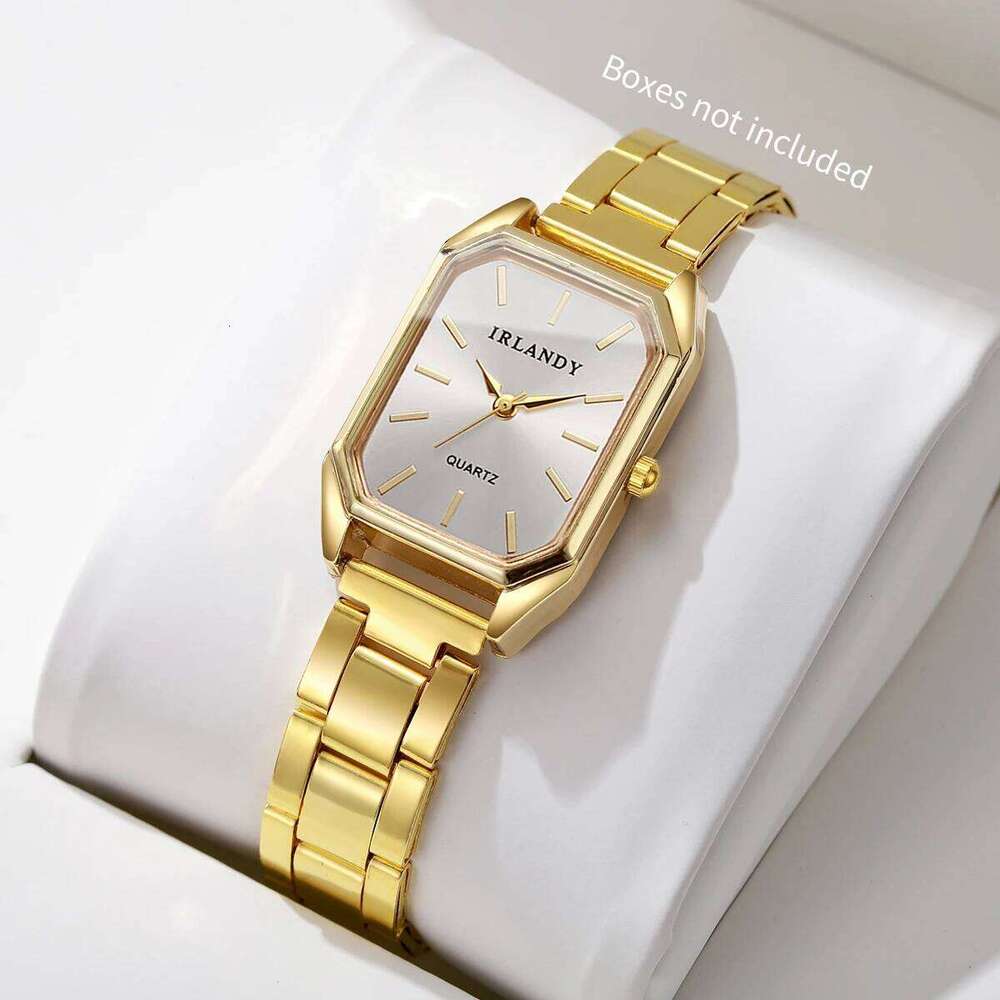 Fashion Rectangle Women Quartz es Elegant Ladies Wrist For Girls Clock Reloj MujerWithout Box H260228