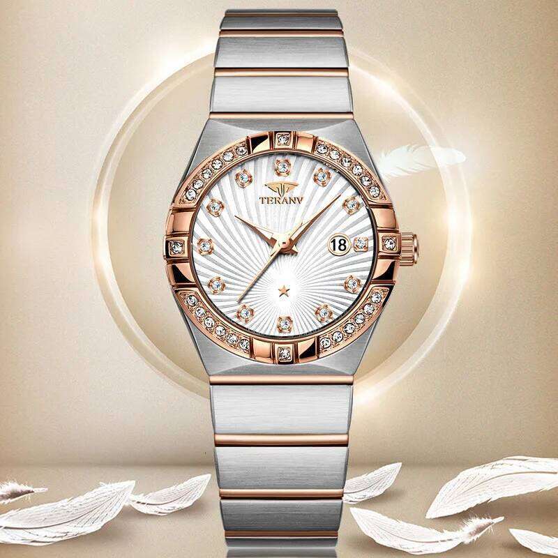 Luminous Ultra Thin Womens Quartz Movement Minimalist Luxury Design H260228