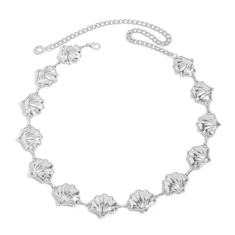 Womens Summer Retro Gold Color Shell Waist Chain Bohemian Sexy Bikini Belt Belly Chains Beach Party Body Jewelry Gifts H260228