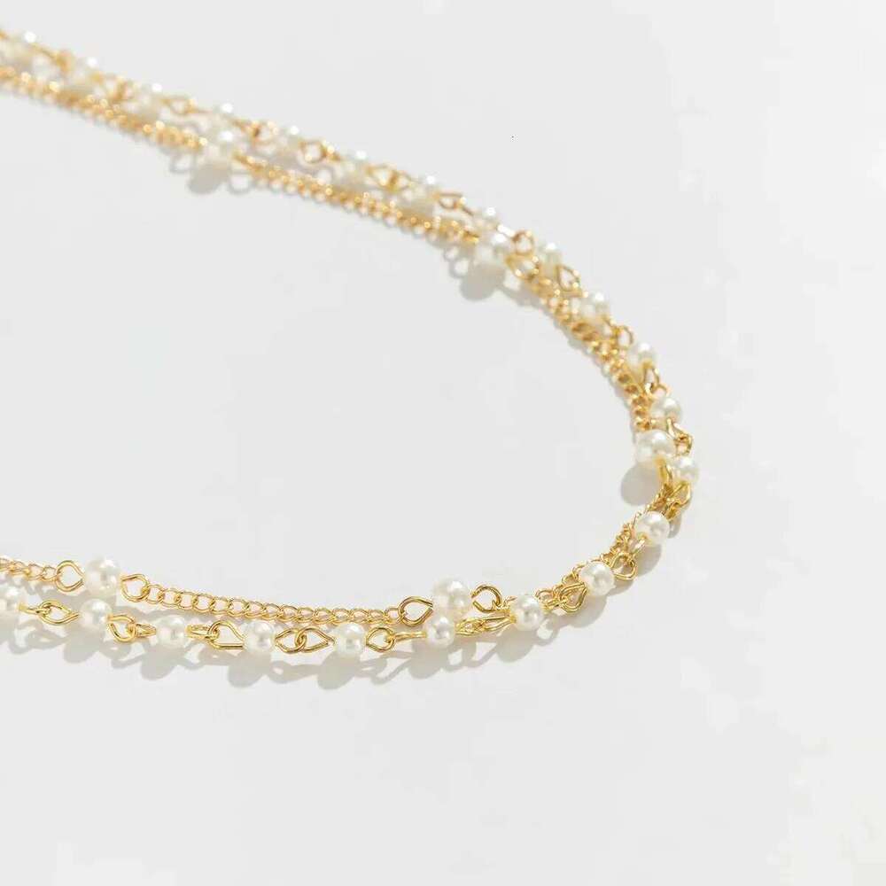 2Pcs/Set Sexy Boho Imitation Pearl Belly Waist Chain for Women Summer Bikini Double Layer Belt Body Jewelry Festival Accessories H260228