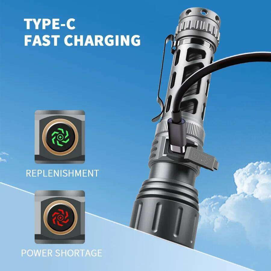 XIWANGFIRE A60 High Power Led Flashlight Super Bright 1000Lm EDC Torch Portable Flash Lights Fishing Camping Outdoor Lantern Z260301