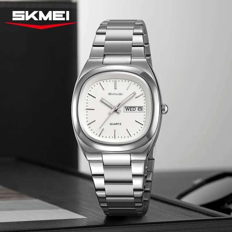 SKMEI 2420 Time es Casual Female Wrist Dress For Women Ladies Business Steel Clock Fashion Quartz Date H260228