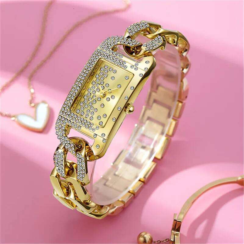 New Fashion Women's es Diamond Elegant Ladies Quartz Wristes Female Clock Gifts Relogio Feminino Drop Shipping H260228