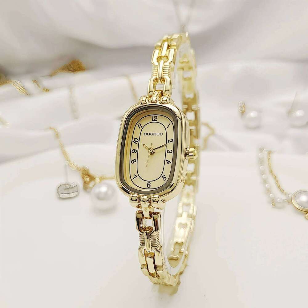 Fashion women's oval , vintage quartz temperament H260228