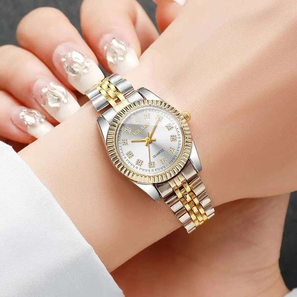 2PCS/Set Fashion Couple es Men Business Women Calendar Quartz Wrist Reloj Hombre MujerWithout Box H260228