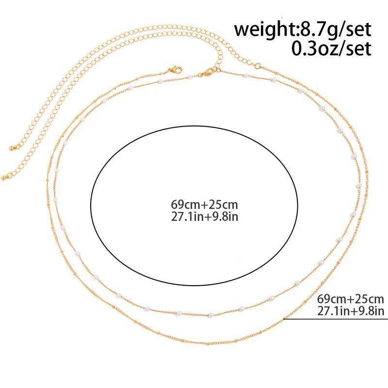 Sexy Double Thin Women's Waist Charming Round Bead Metal Belly Chain Summer Beach Bikini Body Jewelry H260228