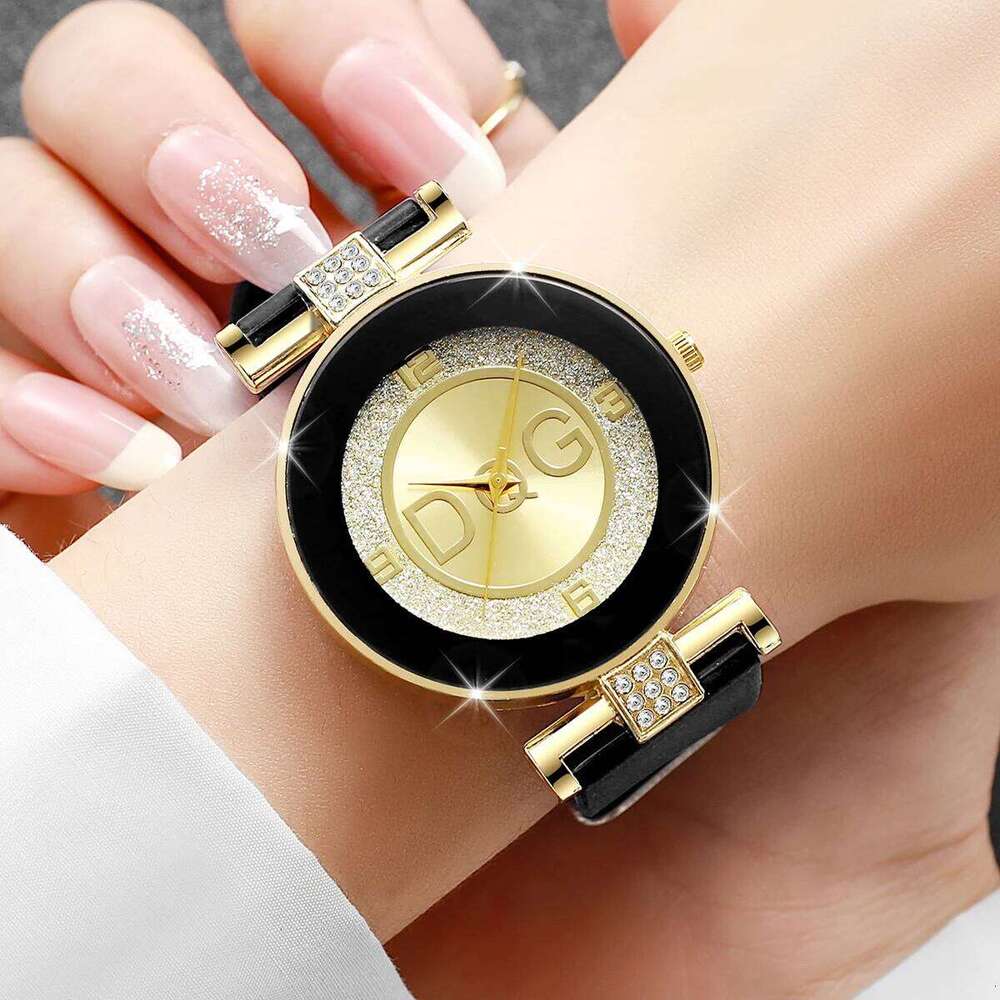1/2/4PCS Fashion Silicone Band Women Rhinestone Ladies Quartz Wrist es Reloj MujerWithout Box H260228