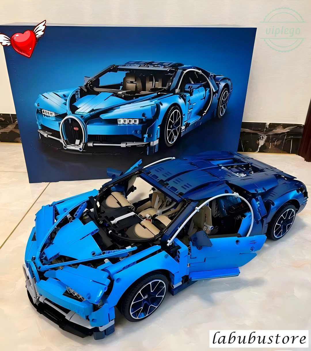 high quality Building Blocks 1:1 replica LEG0 Technic 42083 Bugatt Veyron Toy Blocks set 3599pcs Standard bricks Perfect holiday gift large toy