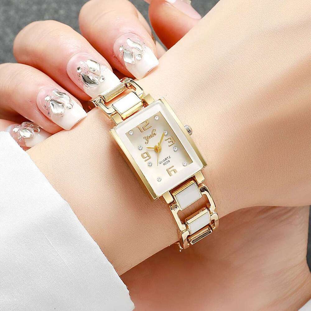 Elegant Women es Fashion Square Dial Quartz Wrist for Ladies Clock Reloj MujerWithout Box H260228