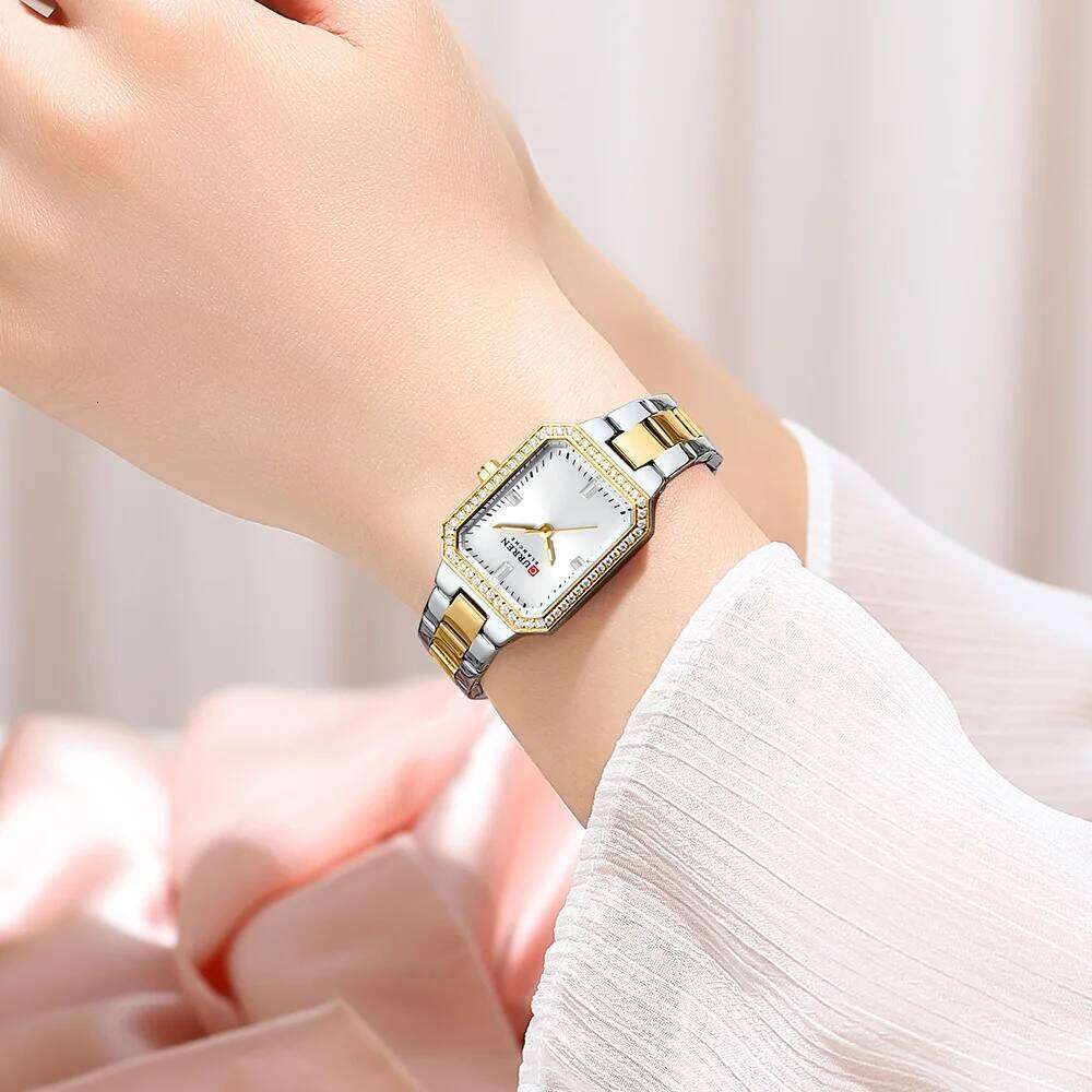 CURREN Elegant Quartz Ladies Wrist Top Brand Original For Women Waterproof Luminous es H260228