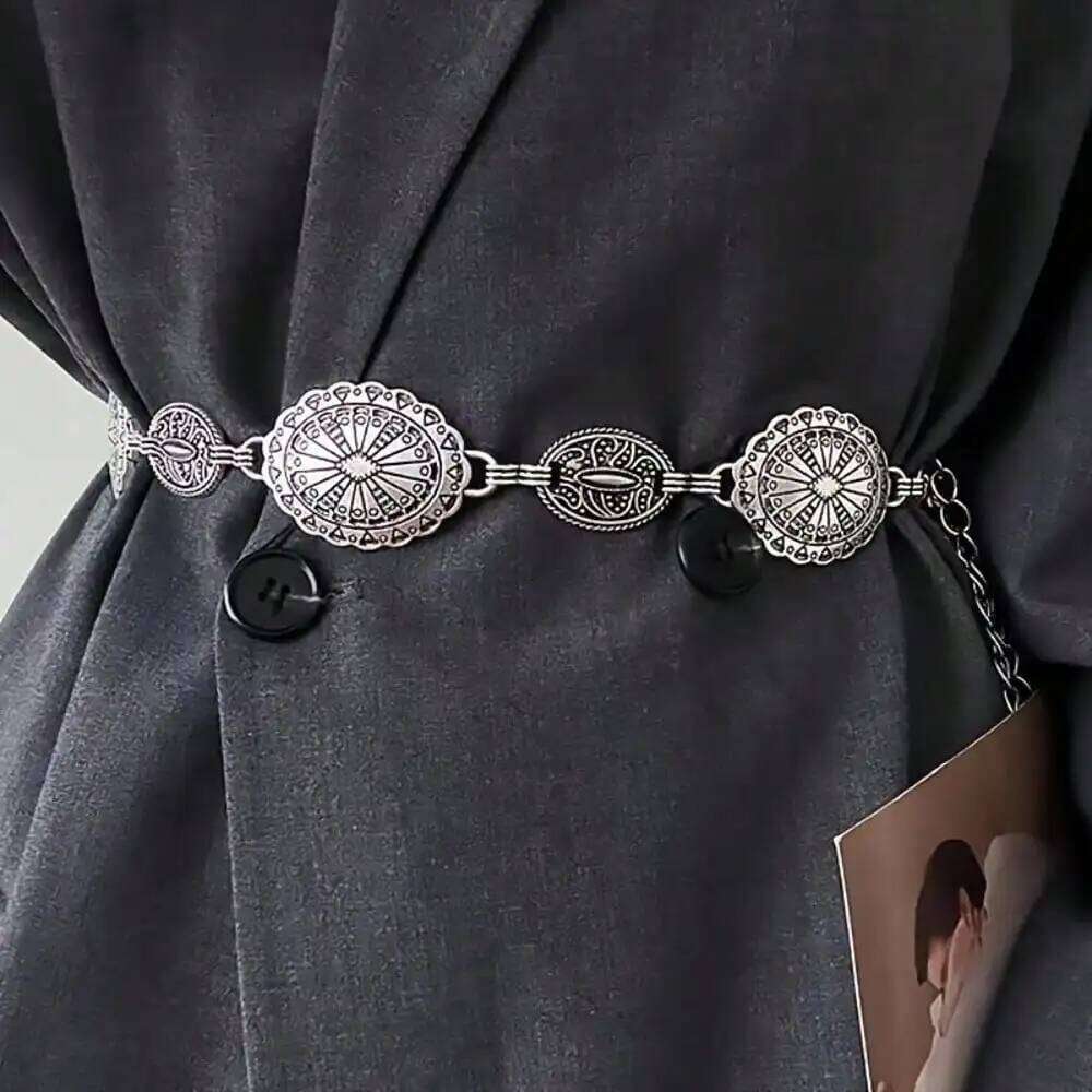 The New Retro Bohemian Belt Cinched Waist With Dress Body Chain H260228
