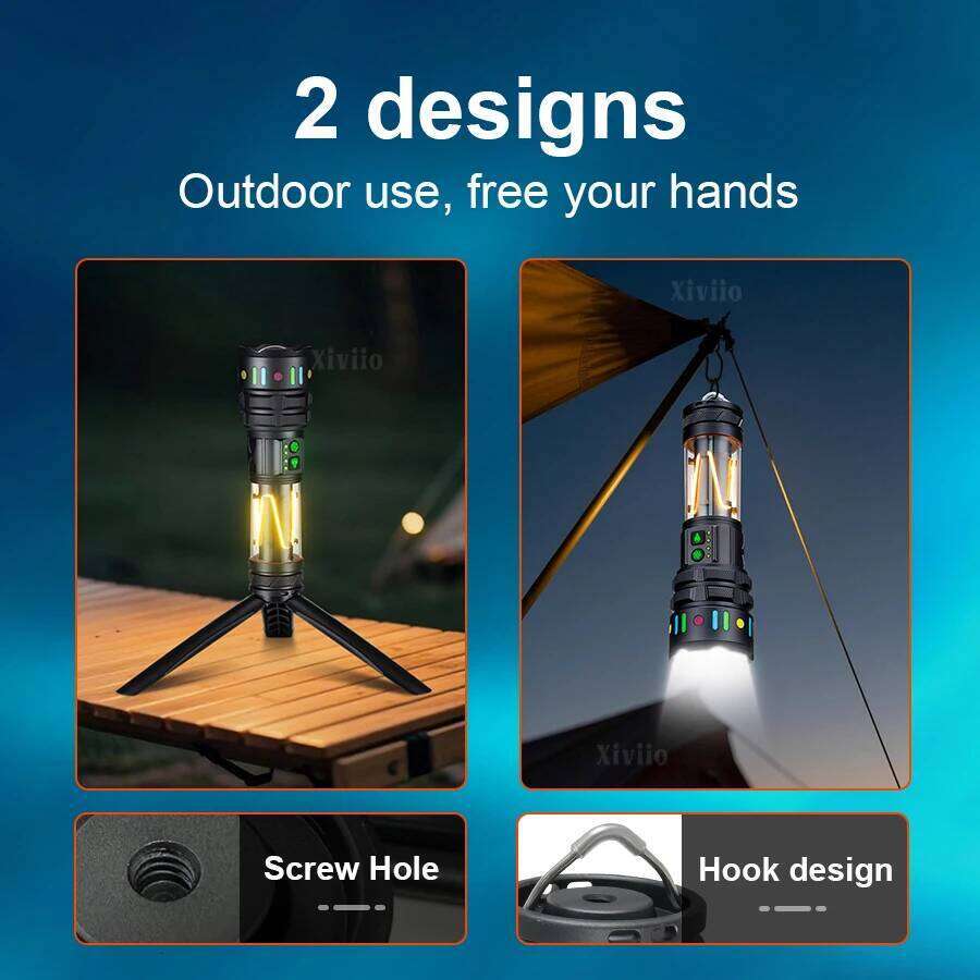 39000000LM Powerful Flashlight High Power Rechargeable Camping Lamp Long range 4000M Colorful Flash Lights Outdoor Hand Lantern Z260301