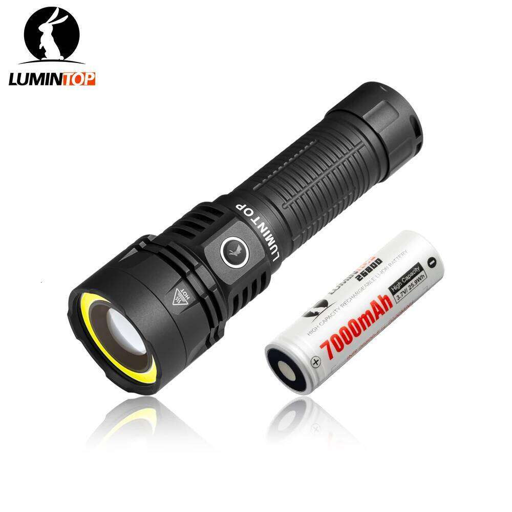 Lumintop W2 LED flashlight 26800 battery magnetic tail USB TYPE C rechargeable with COB flood and red light for outdoor Z260301