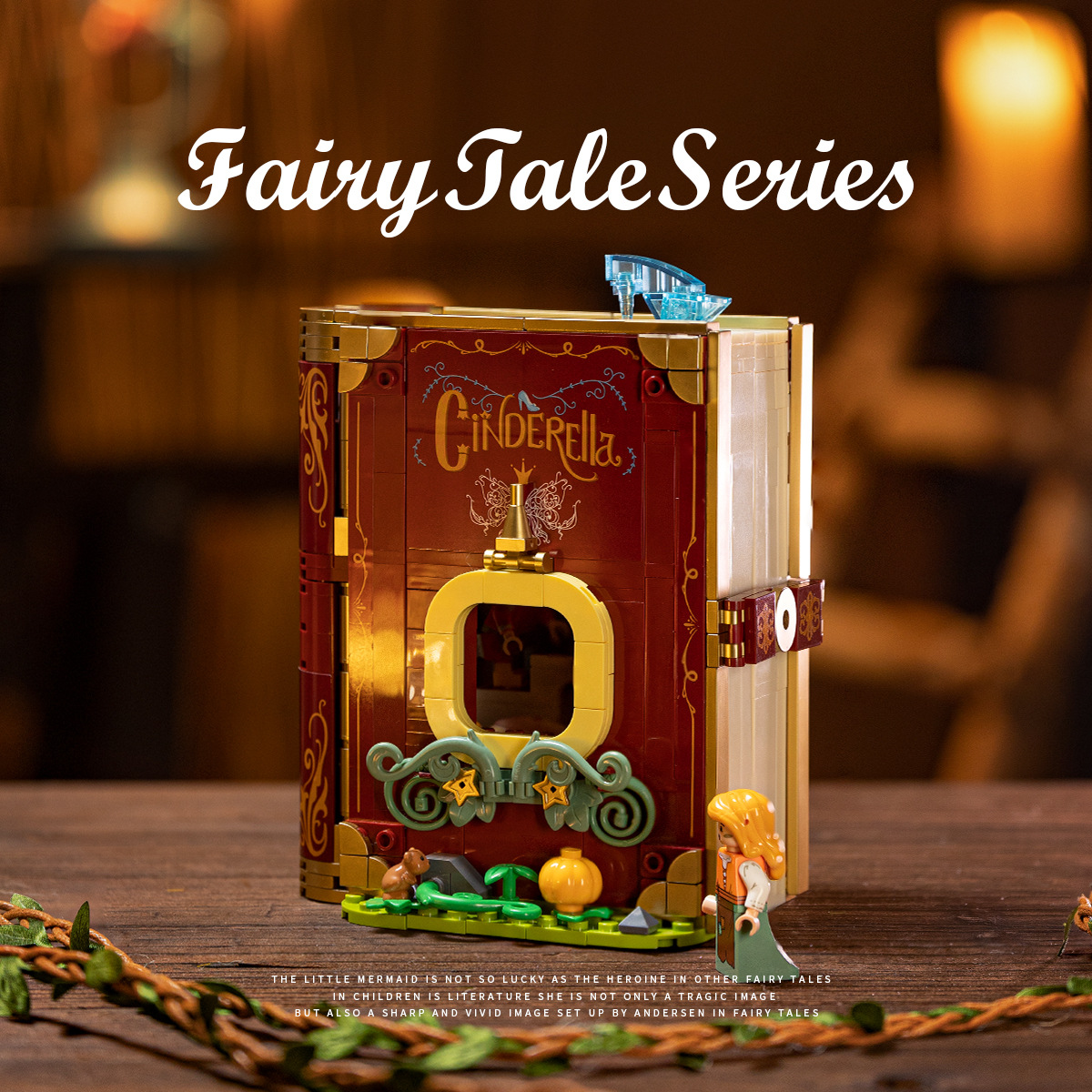 Fairy Tale Town 3D Book Collection 506171-76/506181-85 - Educational Puzzle Building Blocks Set Decoration Items Z250528