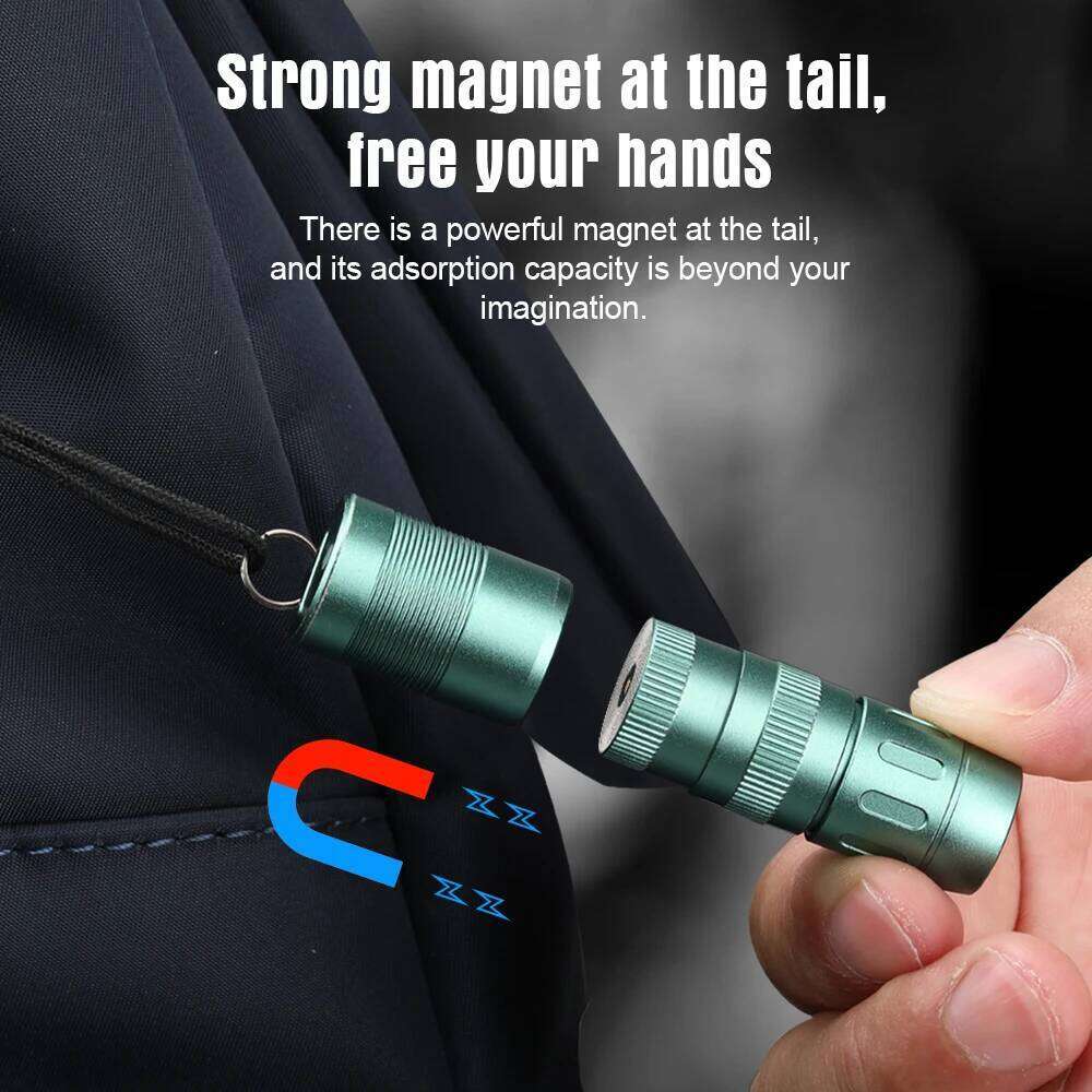 Trustfire MINIE 105Lumen Flashlight with Magnetic LED Rechargeable Mini EDC Keychain Flashlights Outdoor Tool For Camping Z260301