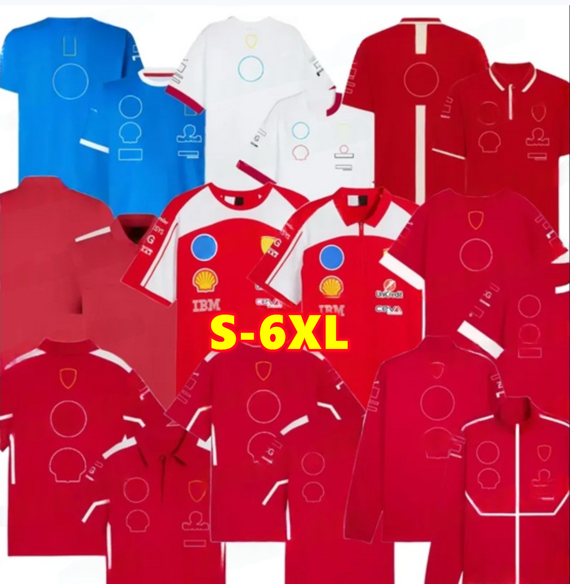 Ferrari F1 Team Men's T-shirt Formula 1 Driver Hamilton Racing Suit T-shirts 2026 Fans Red Round Neck Short Sleeve Jersey Unisex Tee Plus Size Custom
