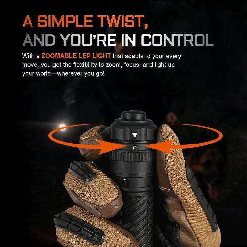 ACEBEAM T37 SFT-90X EDC Tactical and Duty Flashlight -4000 Lumens w/Eco-Sensa Charging Cable Included Z260301