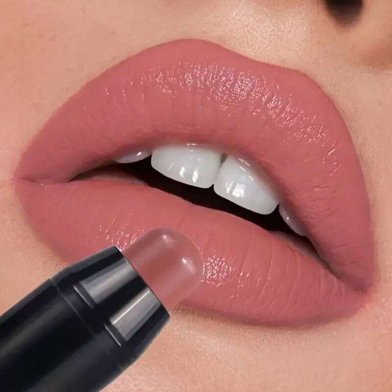 Moisturizing Plump Brighten Lipstick - Solid Lip Gloss Glass,Tea Reddish-Brown,Long-Lasting,Brighten Your Lips a Shimmering H260302