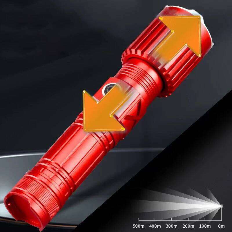 Super Powerful Flashlight LED Rechargeable Tactical Torch Strong Light Long-range Use 26650 Battery Outdoor For Fishing Camping Z260301